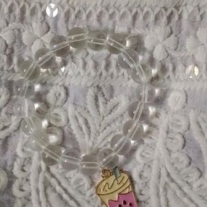 Crystal Pearl With Charms