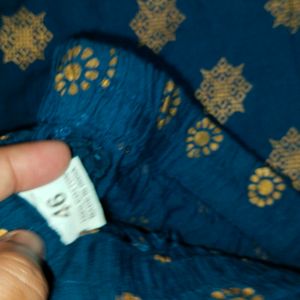 Blue Kurti With Pant