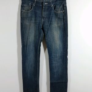 Dark Blue Faded Jeans (Men's)