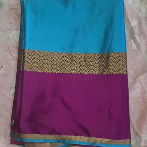 Saree With Blouse. Rarely Used.