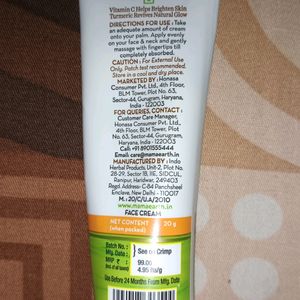 Mama Earth Face Cream Vitamin C