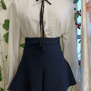 Two Piece Korean Top&shorts