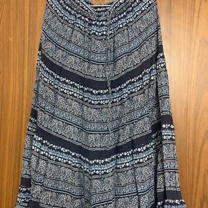 Flared Cotton skirt