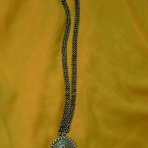 Silver Oxidised Necklace