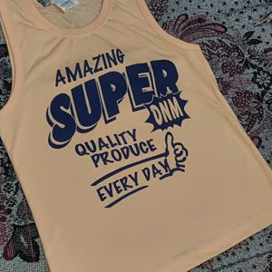 New Unisex Sleeveless Top / T Shirt  Regular Fit