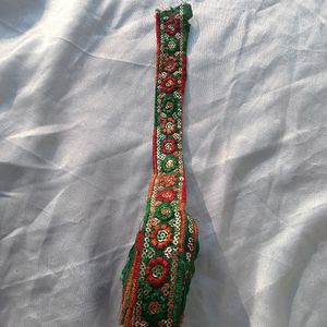 Green Lace/ Border For Sare/Dupatta