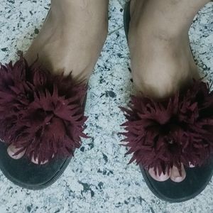 Women's Marron Slippers