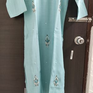 New Unused Cutdana Work Banarsi Dupatta Suit