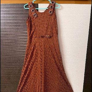 Net Maxi Dress