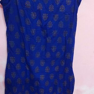 Royal Blue Kurthi