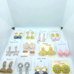 Sale 30 Rs Off Pack Of 12 Earrings