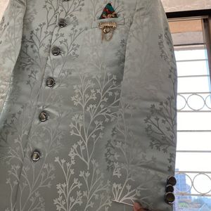 Pastel Light Green Indo-western Men’s Wear