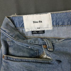 Original H&M Denim Jeans . Blue. 32inches.