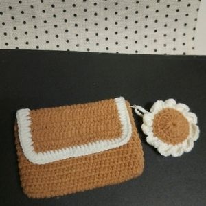 Crochet Wallet With Charm