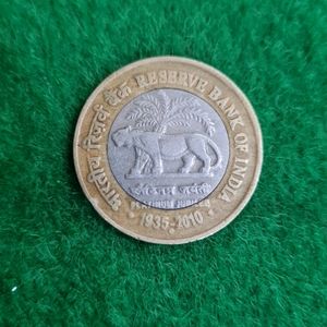 Rs 10 Coin 🪙 Platinum Jubilee