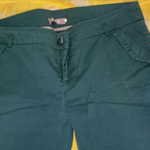 Korean Dark Green Jeans