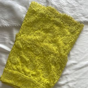 Yellow Lacy Skirt