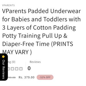 VParents Padded Underwear for Babies and Toddlers