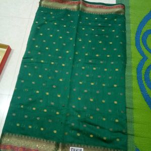 Chanderi Cotton Saree New