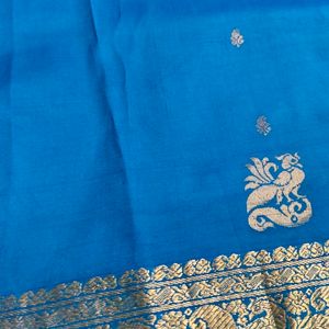 Pure Kanchi Pattu Saree 💙