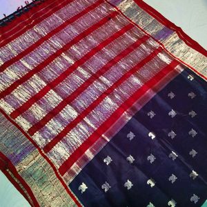 Multi Colour Pure Kanchipattu Saree