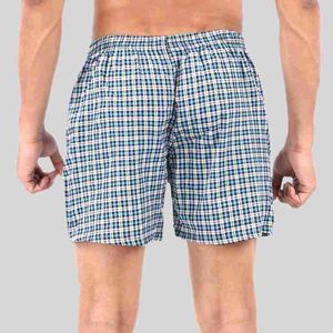 Blue Check Boxers