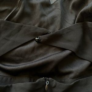 Black Elegant Backless Gown