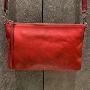 Authentic Fossil messenger crossbody bag