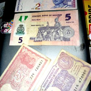 Assorted 4 Currency Malaysian Indian Etc