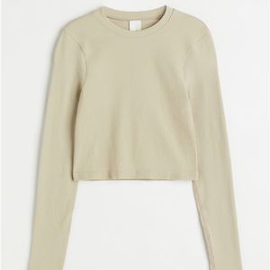 H&M RIBBED TOP