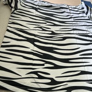 Zebra Print T Shirt For men