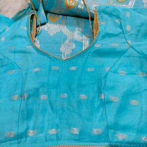 Banarasi Cotton Linen Saree