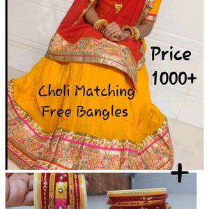 Choli + Bangles