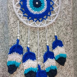 Crochet Evil Eye Dreamcatcher