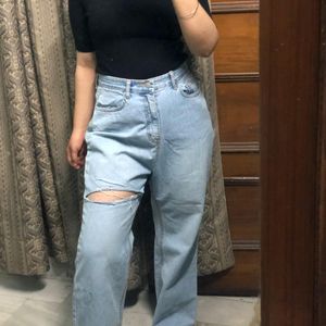 High Waist Wide Leg Jeans