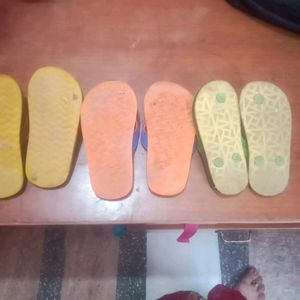 Pairs Of 3 daily Wear Slippers