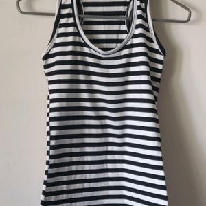 Black & White Striped Tank Top 😍