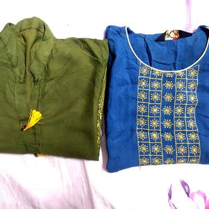 Sale ❗Combo Of 2 Casual Wear Kurti