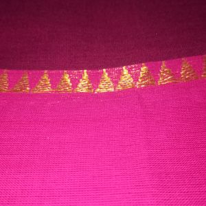 New Chettinad Cotton Saree With 1m Blouse Pc