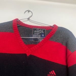 Red Colour Woollen sweatshirt