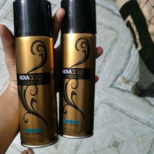 Nova Professional Gold Hair Spray New Seal No Coin