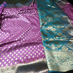 Silk Saree Totally New With Blouse