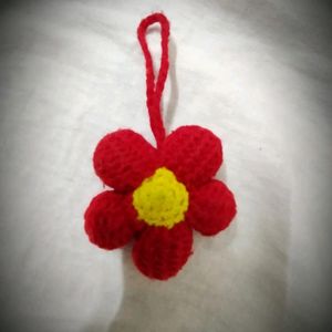 Brand New Exclusive Afghan Flower Crochet Keychain