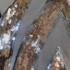 💰 Price Drop Alert! 💰 Silver Maxi Sequin Dress