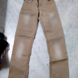 Brown Colour Denim Jeans