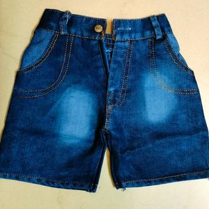 Brand New Baby Boy's Denim Pant With Back Elastic