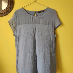 Marks And Spencer Powder Blue Top
