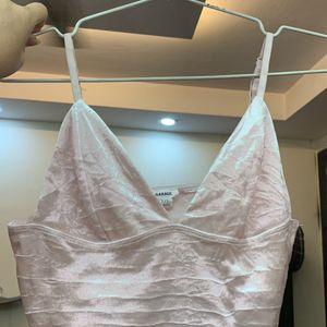 Baby Pink Velvet Bralette