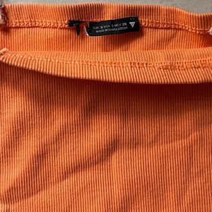 Zara Orange Tube With Straps