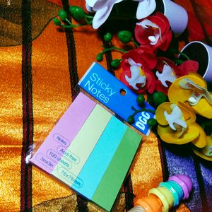 📑100Pcs Neon Sticky Notes🔖